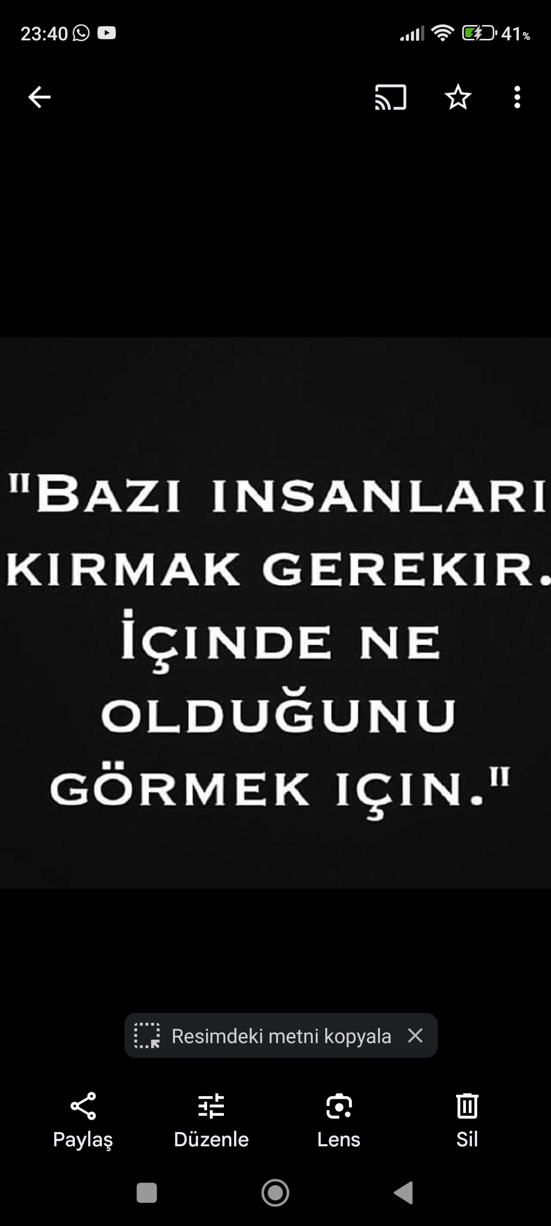 Akıniş'in bu yarış hakkındaki yorumu 